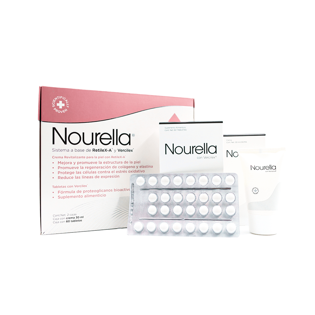 Nourella Kit Crema 30 ml Caja c 60 Tabletas Farmacia Isela Méndez