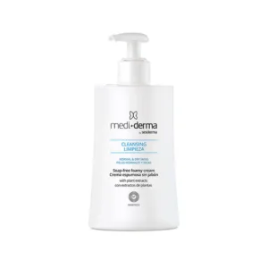 MEDIDERMA cleansing limpieza espuma sin jabon normal skin