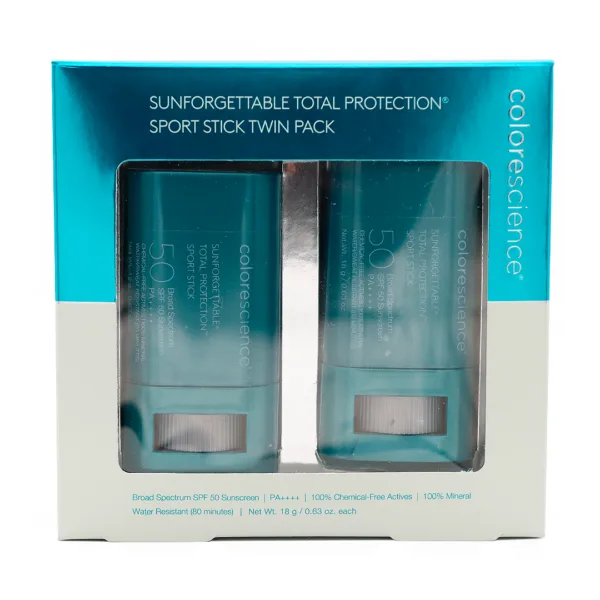 Colorescience Total Protection Sport Stick SPF50+ Twin Pack