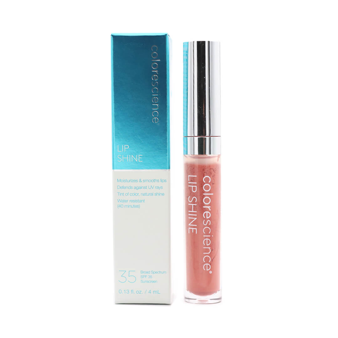 Colorescience Lip Shine Tono Coral SPF35+ - Farmacia Isela Méndez