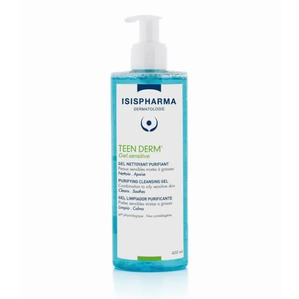 Isispharma Teen Derm Gel Sensitive 400ml