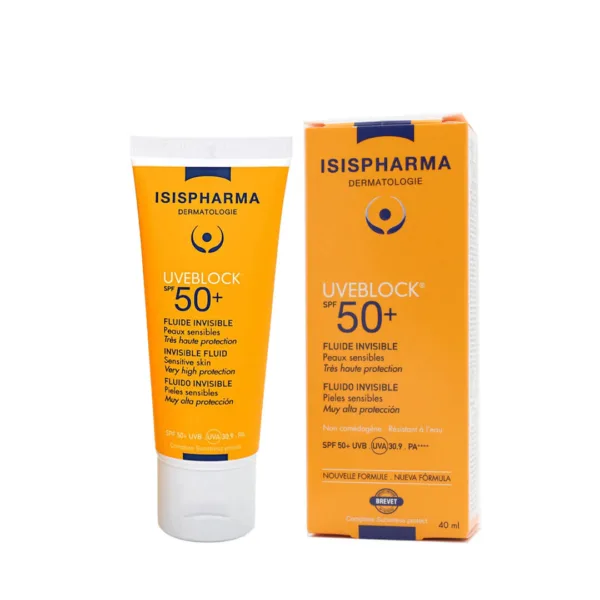 Isispharma UVEblock SPF 50+ Fluide Invisible 40ml