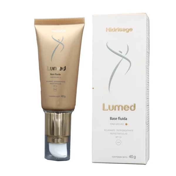 Hidrisage Lumed  Base Fluida Tono Oscuro 40g