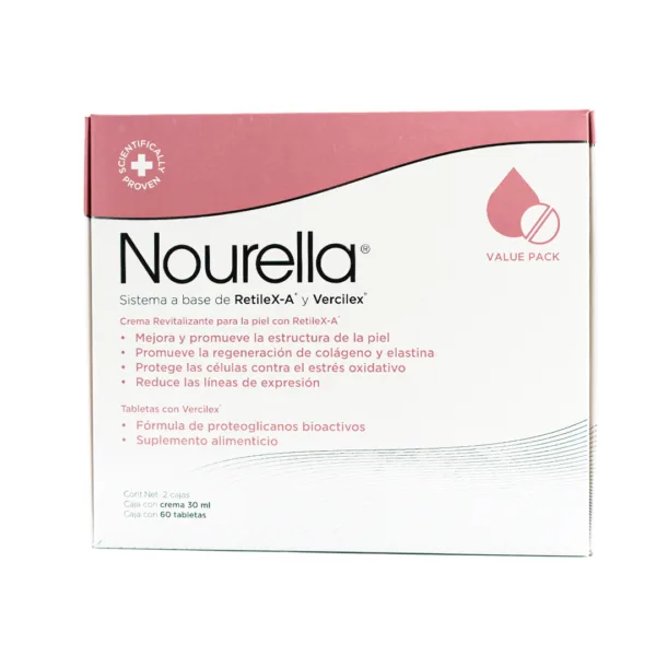 Nourella Kit Crema 30 ml + Caja c/60 Tabletas