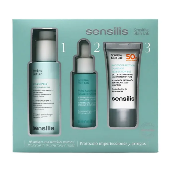 Sensilis Pure Age Perfection Kit Protocolo Imperfecciones y Arrugas