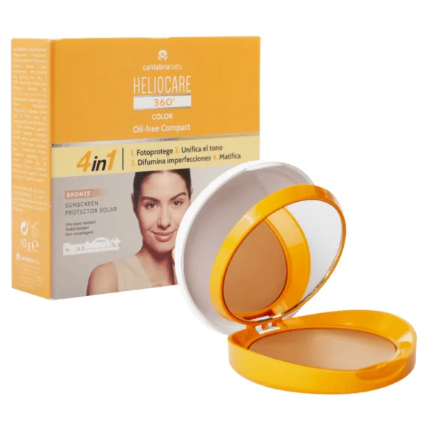 Cantabria Labs Heliocare 360° Oil-Free Compact Color Bronze FPS50+