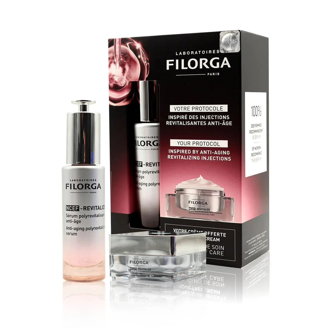 Filorga NCEF-Revitalize Serum 30ml + Revitalize Crema 15ml COPACK - Image 2