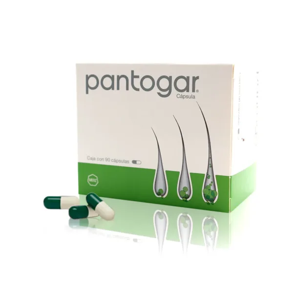 Pantogar 90 cápsulas - Farmacia Isela Méndez