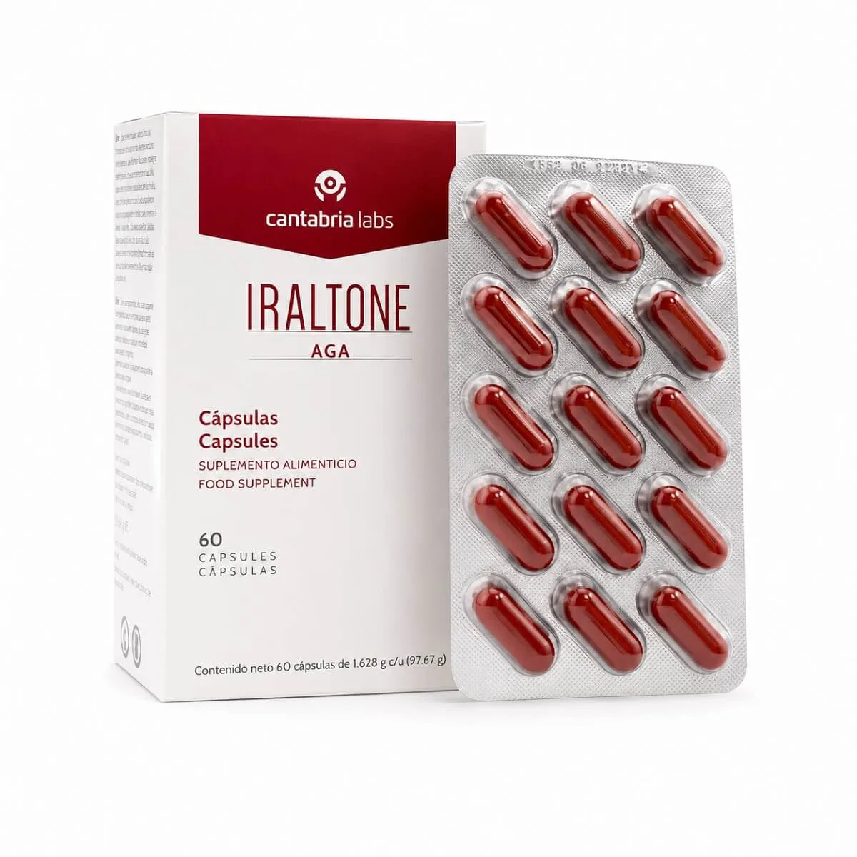 Cantabria Labs Iraltone AGA 60 Cápsulas