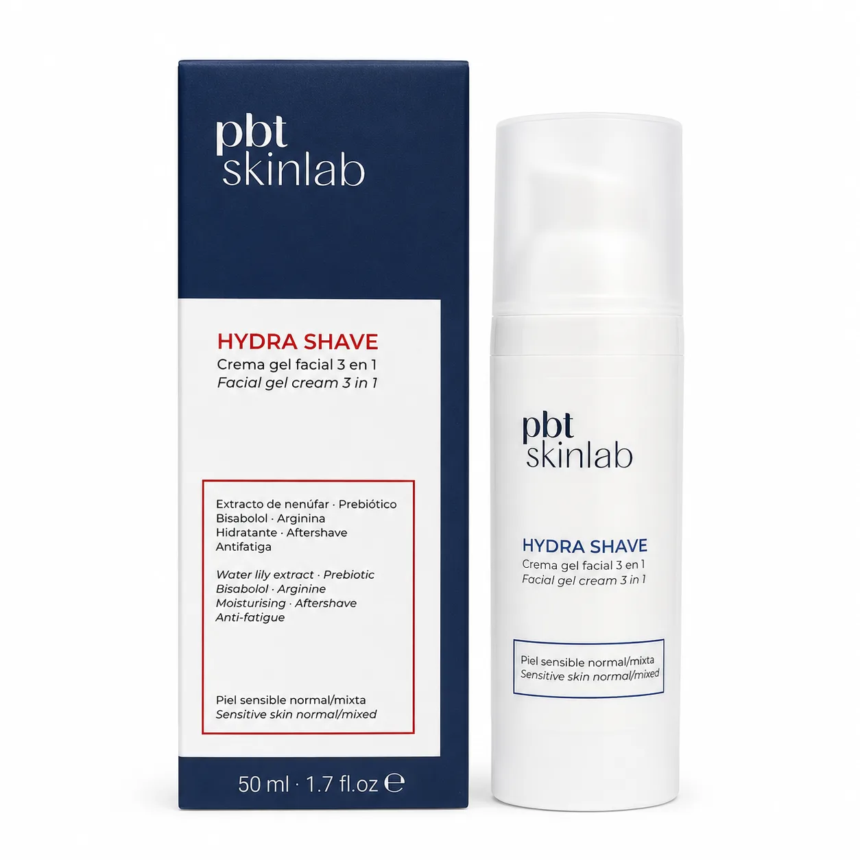PBT Skinlab Hydra Shave 3 en 1 Emulsión 50ml
