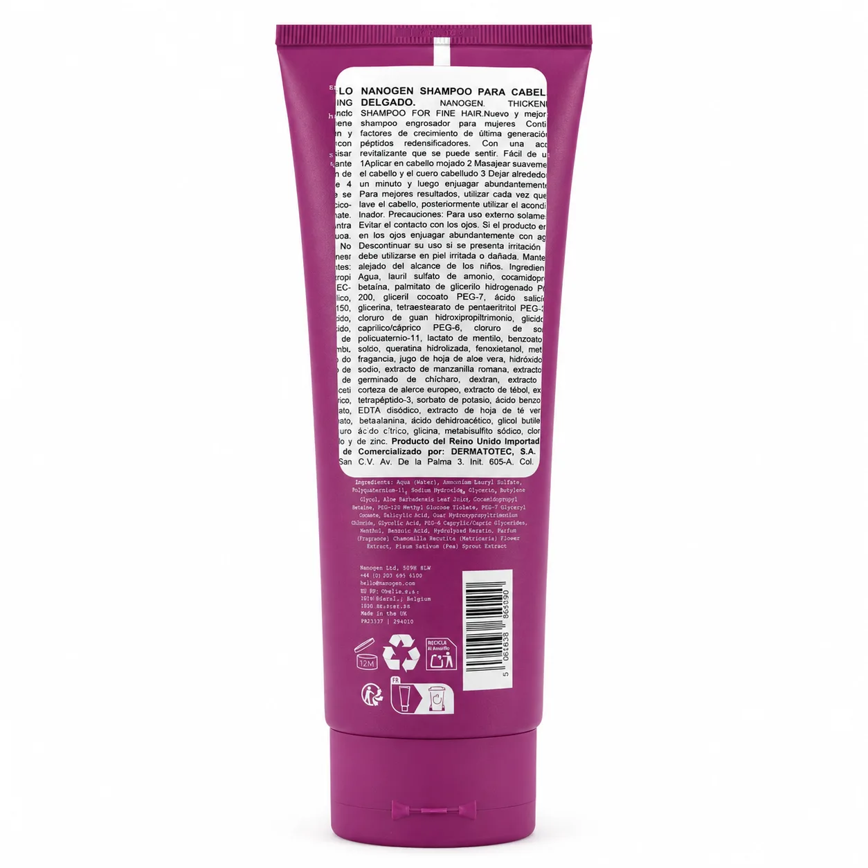 Nanogen Thickening Shampoo para Cabello Delgado para Mujeres 240ml - Image 2