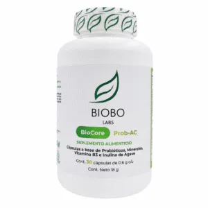 Biobo Labs BioCore Prob-AC Suplemento Alimenticio 0.6g 30 Cápsulas