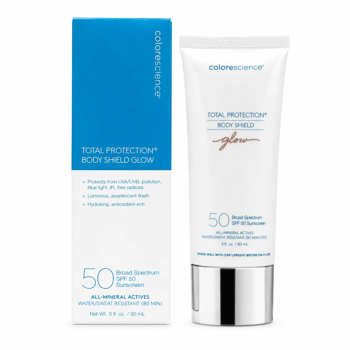 Colorescience Total Protection Body Shield Glow SPF50 90ml