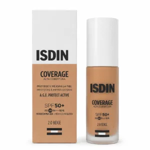 ISDIN Coverage Alta Cobertura Base de Maquillaje SPF50+ 2.0 Beige 30g