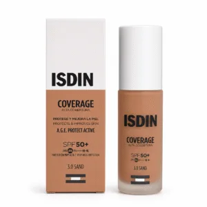 ISDIN Coverage Alta Cobertura Base de Maquillaje SPF50+ 3.0 Sand 30g