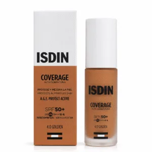 ISDIN Coverage Alta Cobertura Base de Maquillaje SPF50+ 4.0 Golden 30g