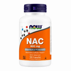 NOW Foods NAC 600mg 100 cápsulas