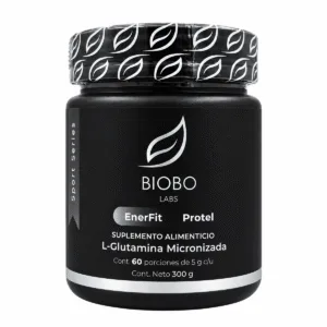 Biobo Labs Enerfit Protel L-Glutamina Micronizada 60 porciones de 5g c/u 300g