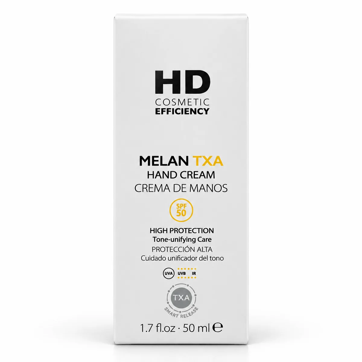 HD Cosmetic Efficiency Melan TXA Crema de Manos 50ml - Imagen 3