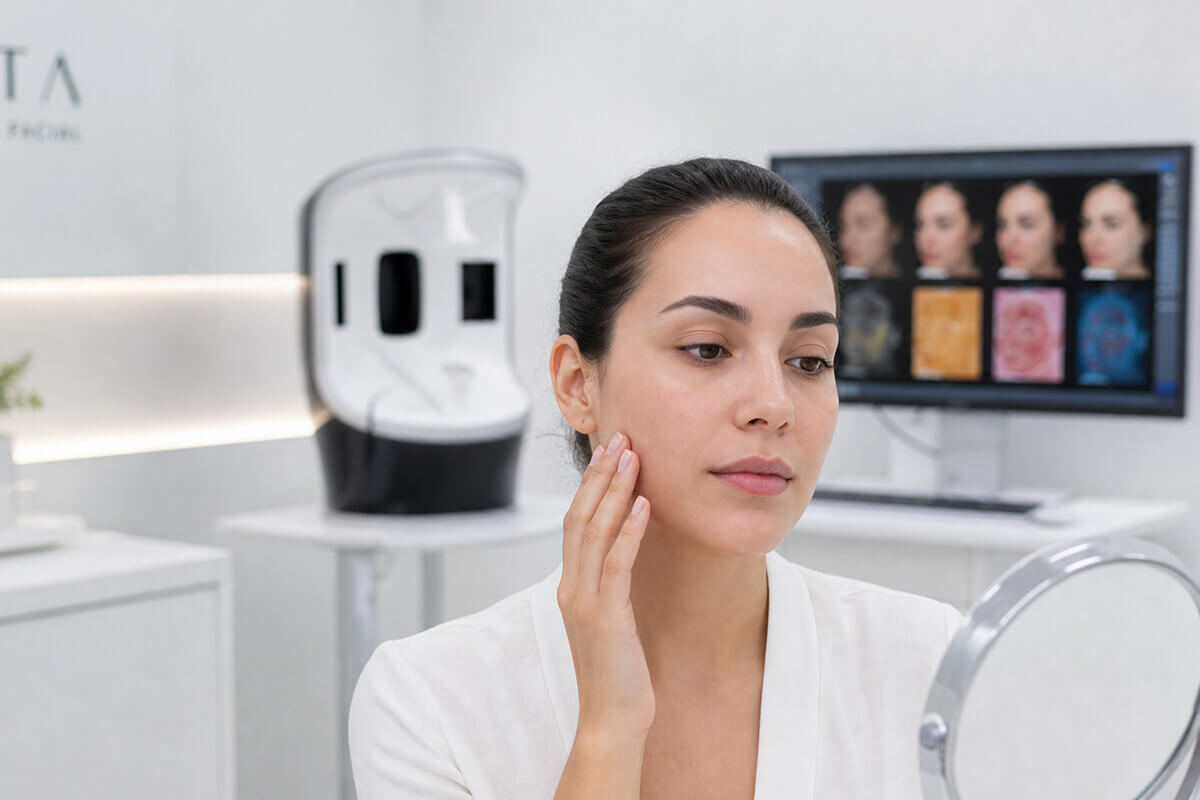 Cabina para valoracion facial profesional en Polanco